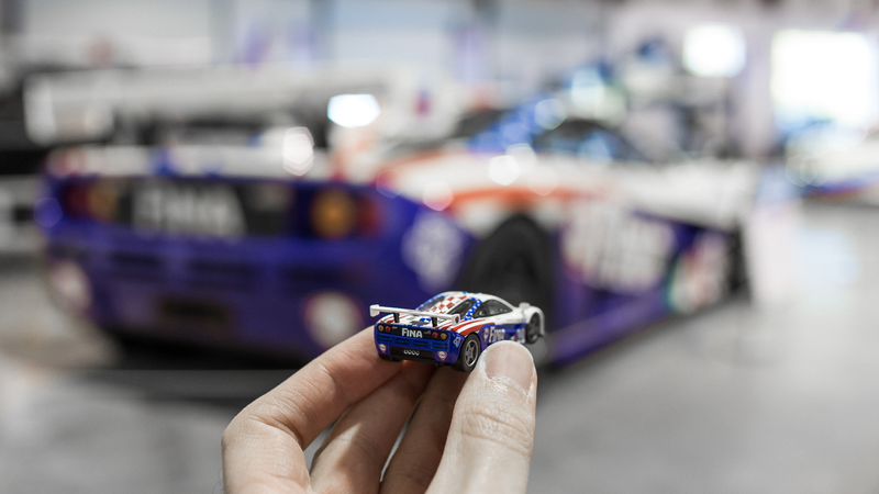 Illustration for article titled Ok, here they are together!—McLaren F1 GTR, 1:1/64